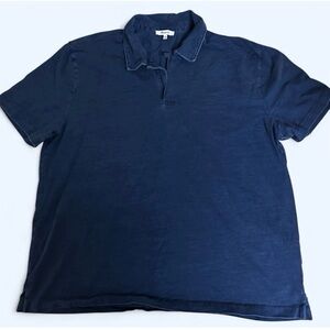 Madewell The Vintage Polo, Men’s XL Indigo Blue, Cotton NV088